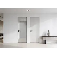 Скрытые двери с зеркалом